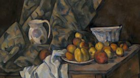 "Still Life with Apples and Peaches," c. 1905, Paul Cézanne