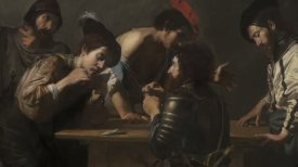 "Soldiers Playing Cards and Dice (The Cheats)," c. 1618/1620, Valentin de Boulogne