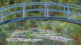"The Japanese Footbridge," 1899, Claude Monet