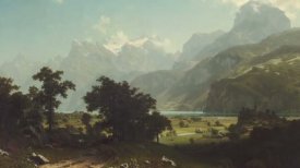 "Lake Lucerne," 1858, Albert Bierstadt