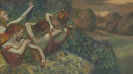 "Four Dancers," c. 1899, Edgar Degas