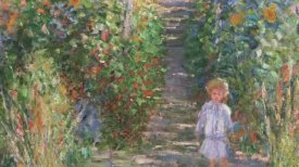 "The Artist's Garden at Vétheuil," 1880, Claude Monet