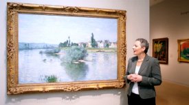 Dallas Museum of Art Collection:  The Seine at Lavacourt by Claude Monet