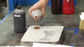 Pressure + Ink: Lithography Process